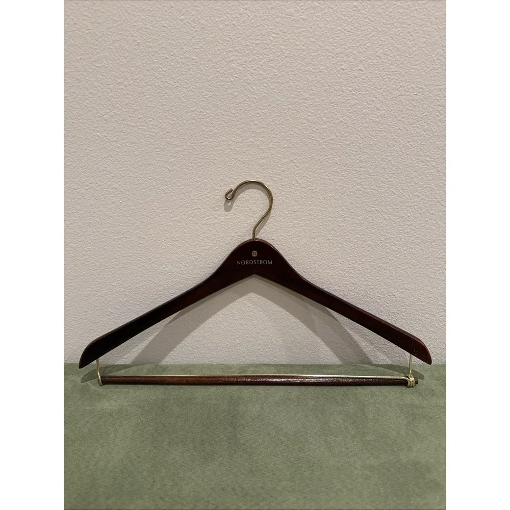 Nordstrom Dark Wooden‎ Hanger Suit Pants Jacket
